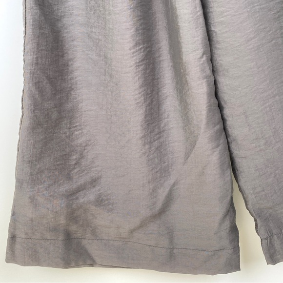 KBF Elastic Waist Wide-Leg Pants Tencel - Picture 4 of 8